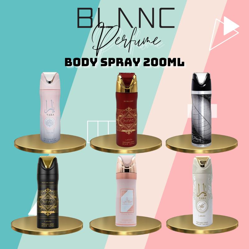 Xịt Khử Mùi Cơ Thể Lattafa Yara Nam Nữ Body Spray 200ml