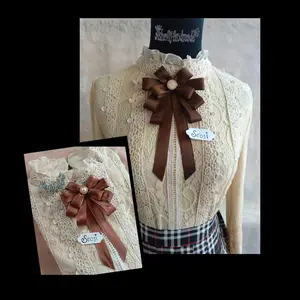Ashofi.Handmade Brooch Seoji. Bross Pita Kerah Korea. Bros Pita Vintage Hiasan.