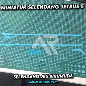 selendang miniatur bus plastik jetbus 5
