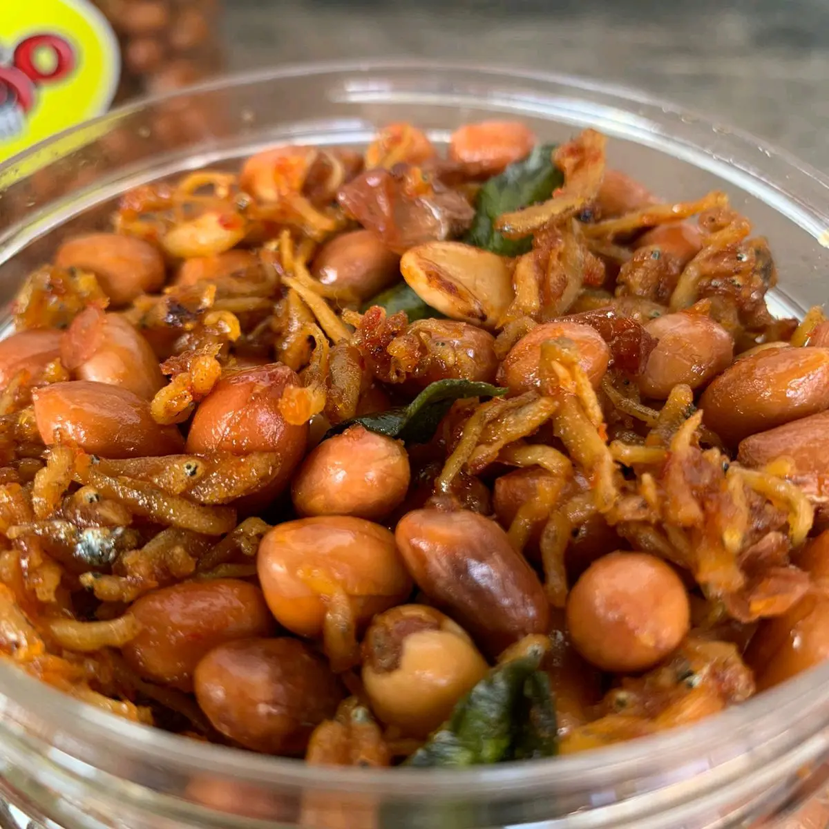Kacang Teri Balado Pedas Mas Loso Ukuran 300gram Kering