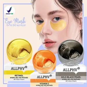 ALLPHV Masker Mata Panda Eye Mask Collagen Vitamin C Retinol Anti Aging Masker Mata Hitam Kering Kuning Memudarkan Mencerahkan Mengencangkan Patch Perawatan
