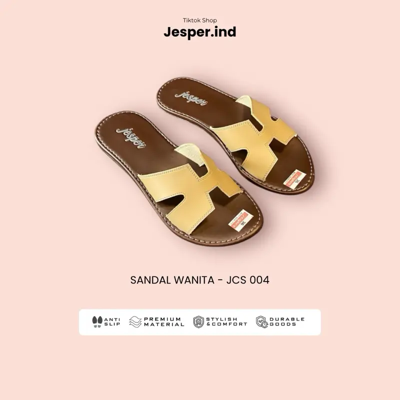 Sandal perempuan kulit sintetis anti slip - JCS 004