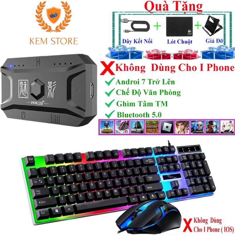  Bộ chuyển đổi  chơi game Meiying M1 Pro bluetooth 5.0 chơi PUBG Mobile Free Fire CF Mobile Chơi Điện Tử Phụ Kiện 