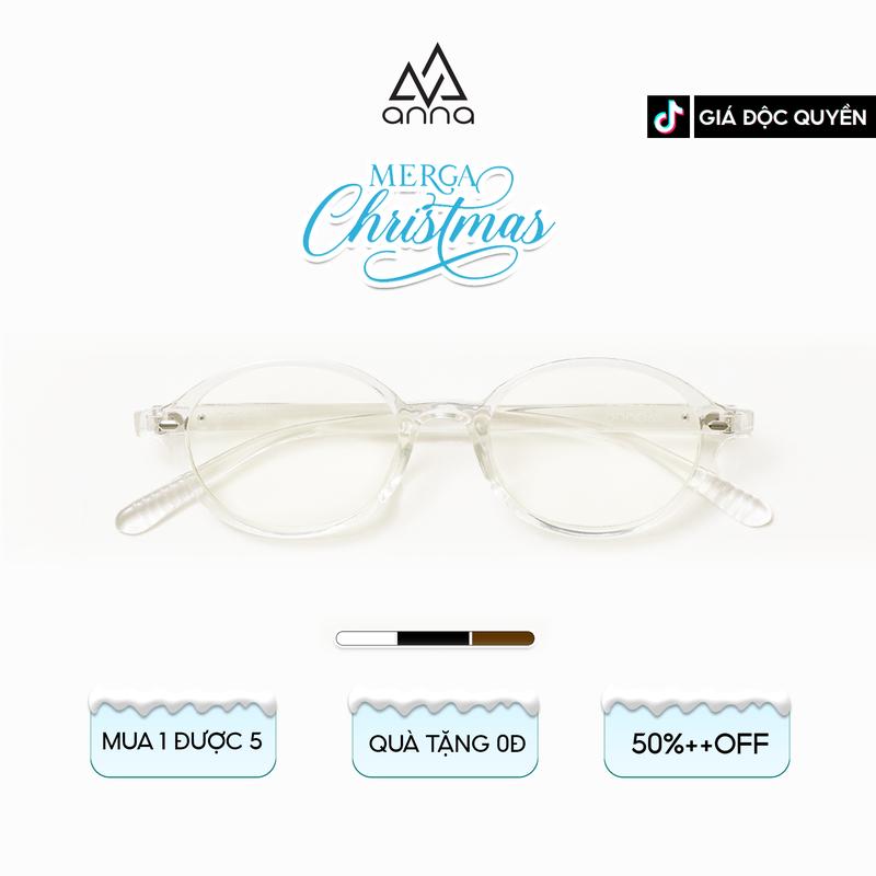  GỌNG KÍNH ANNA 9072 CHẤT LIỆU NHỰA DẺO DÁNG ELIP 