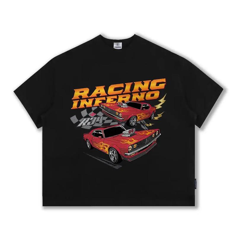 Áo thun form Boxy nam nữ rộng vừa CAR Unisex