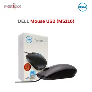 SMARTINDO - Dell Mouse USB (MS116) Original Product