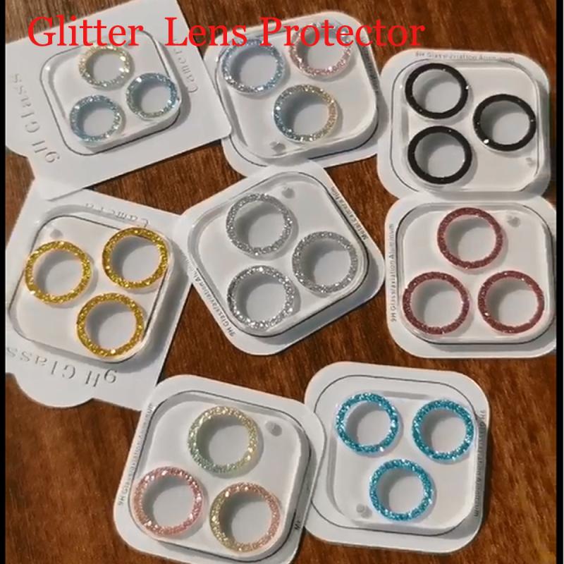 Product Introduction of Kính Ống Kính Máy Ảnh, Dành Cho iPhone 13, 14, 15, Pro Max Và 14, 15 Plus, Bảo Vệ Màn Hình Ống Kính Máy Ảnh Lấp Lánh, Vỏ Ống Kính Thích Hợp Cho iPhone 14, 15 Pro 2