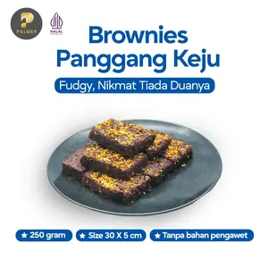 Brownies Panggang Keju Palmer Bakery Size 30x5 cm 250 gram