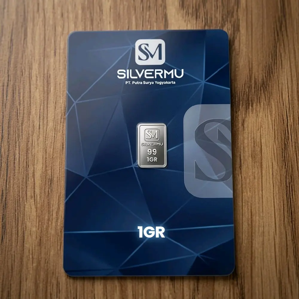 Logam perak silver 1gr investasi jangka panjang