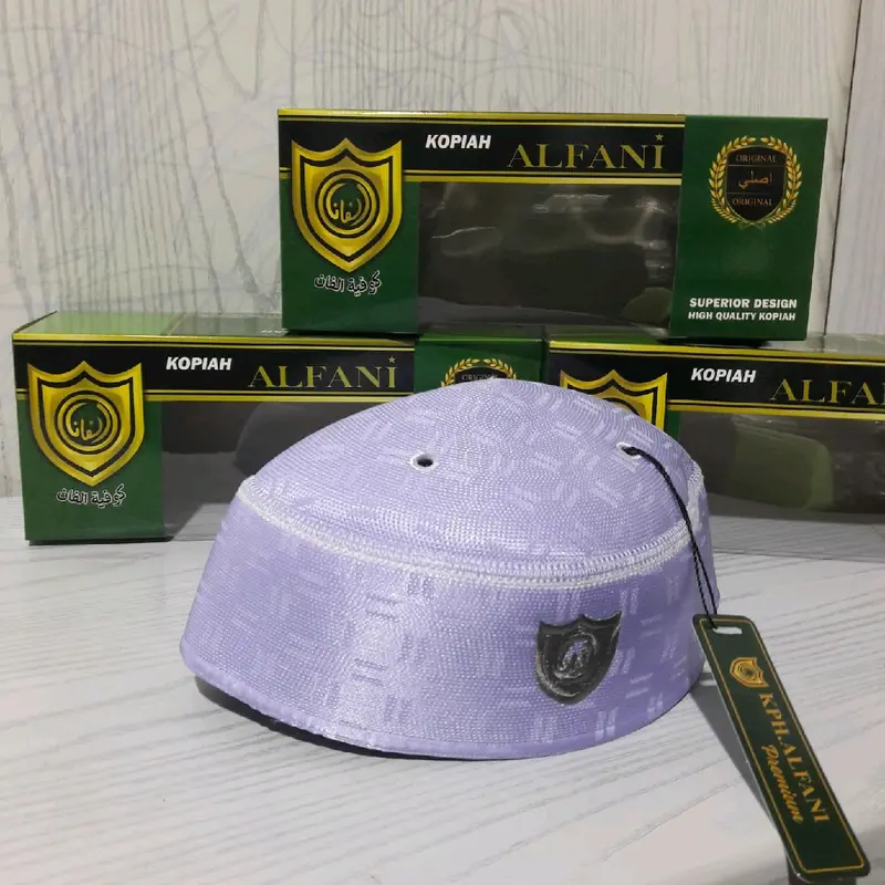 KOPIAH MALAYSIA ORI A5 AL FANI MOTIF PAGAR TERBARU TERMURAH TERLARIS Peci Pria Putih 1