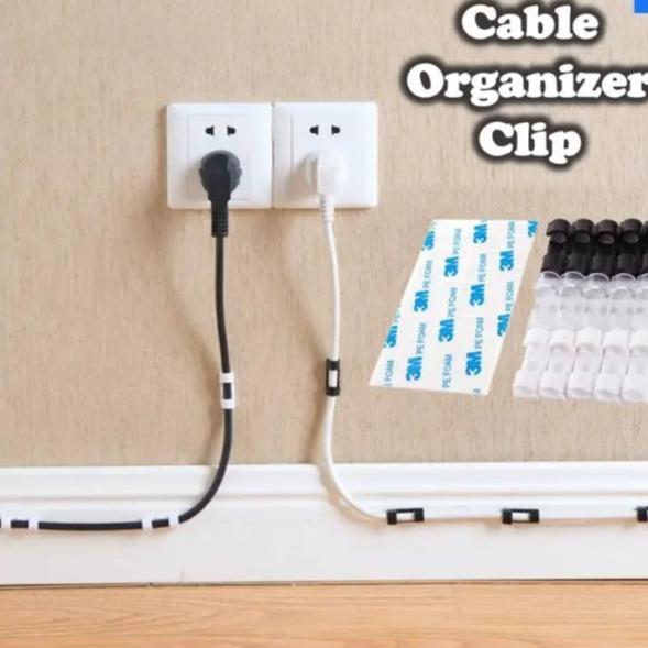 Cable Organizer clip, desktop workstation, wire manager, cord holder, for USB charging data line, bobbin, cable management 3