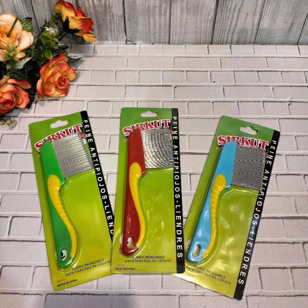 1 pcs-Sisir kutu besi gagang//sirkut besi//sisir kutu/Ketombe