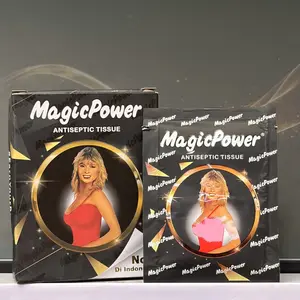 MagicPower Tisu Antiseptik 1 Box Isi 6 Pcs Pereda Nyeri Cocok Untuk Tracking Kemasan Praktis Ringan Mudah Digunakan - Jauh