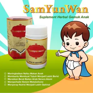 SAMYUNWAN CAPSUL BPOM ISI 50 CAPSUL SUPLEMEN PENGGEMUK SUPLEMEN UNTUK MENINGKATKAN NAFSU MAKAN