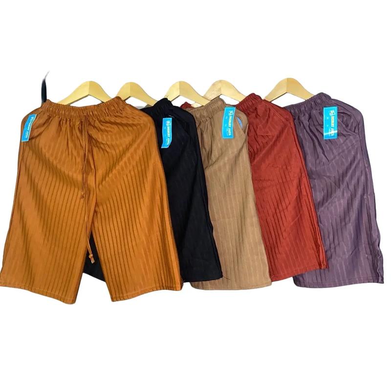 Paket Hemat 100k Dapat 5 Pcs kulot Hornet Premium 7/8 Celana Wanita Pendek Dewasa elastic waist Regular  Shorts Tebal Standar Karet Casual Basic Nyaman High Scuba 0
