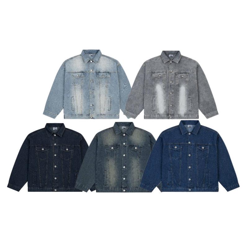 BST 2025 AB HOUSE - Áo khoác jeans form rộng thời trang nam nữ