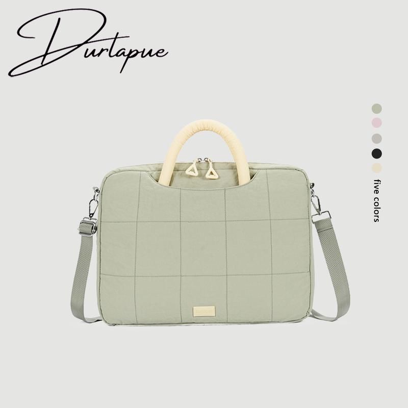   Durlapue Túi Đựng Máy Tính Sức Chứa Lớn  16 Inch  Màu Tương Phản Chống Thấm Nước Và Chống Sốc Thiết Kế Đơn Giản Và Dễ Phối Đồ Thường Ngày Và Dễ Thương 