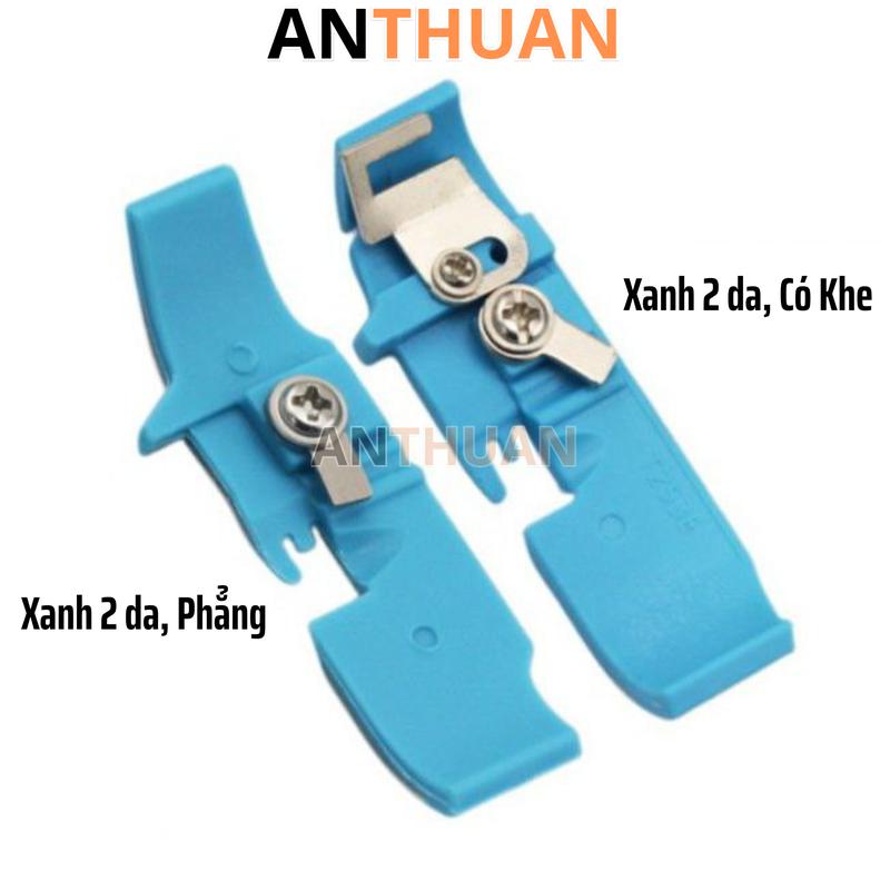 Đế Chân Vịt Nhựa Vắt Sổ 4 Chỉ Màu Xanh Da Trời - Phụ Kiện Máy Vắt Sổ