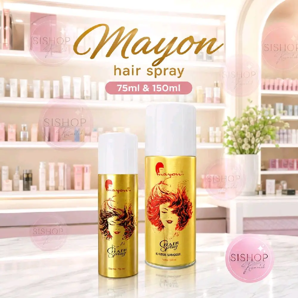 MAYON HAIR SPRAY 75ML & 150 ML / HAIR STYLING RAMBUT HARIAN