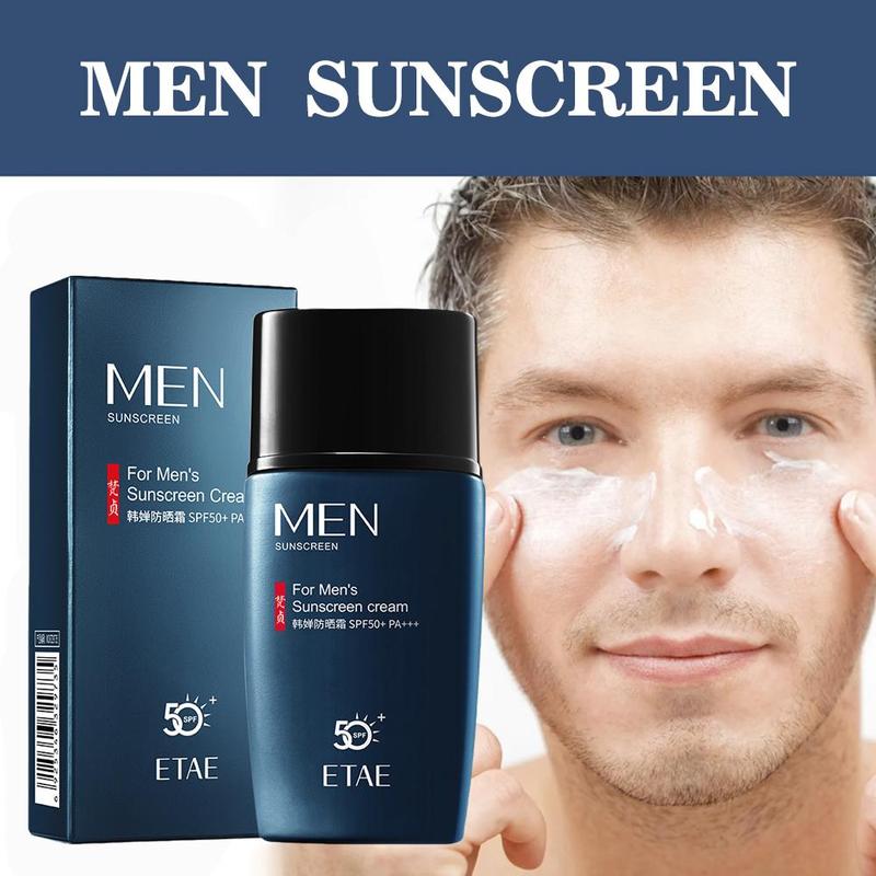 Kem chống nắng SPF 50+ cho nam, dùng cho mặt và cơ thể, giúp bảo vệ khỏi tia UV, tươi mát và dưỡng ẩm, chống nắng G0Y9