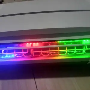 Kipas Angin Model AC 2PK + Pakai Remote + LED Rainbow Garansi