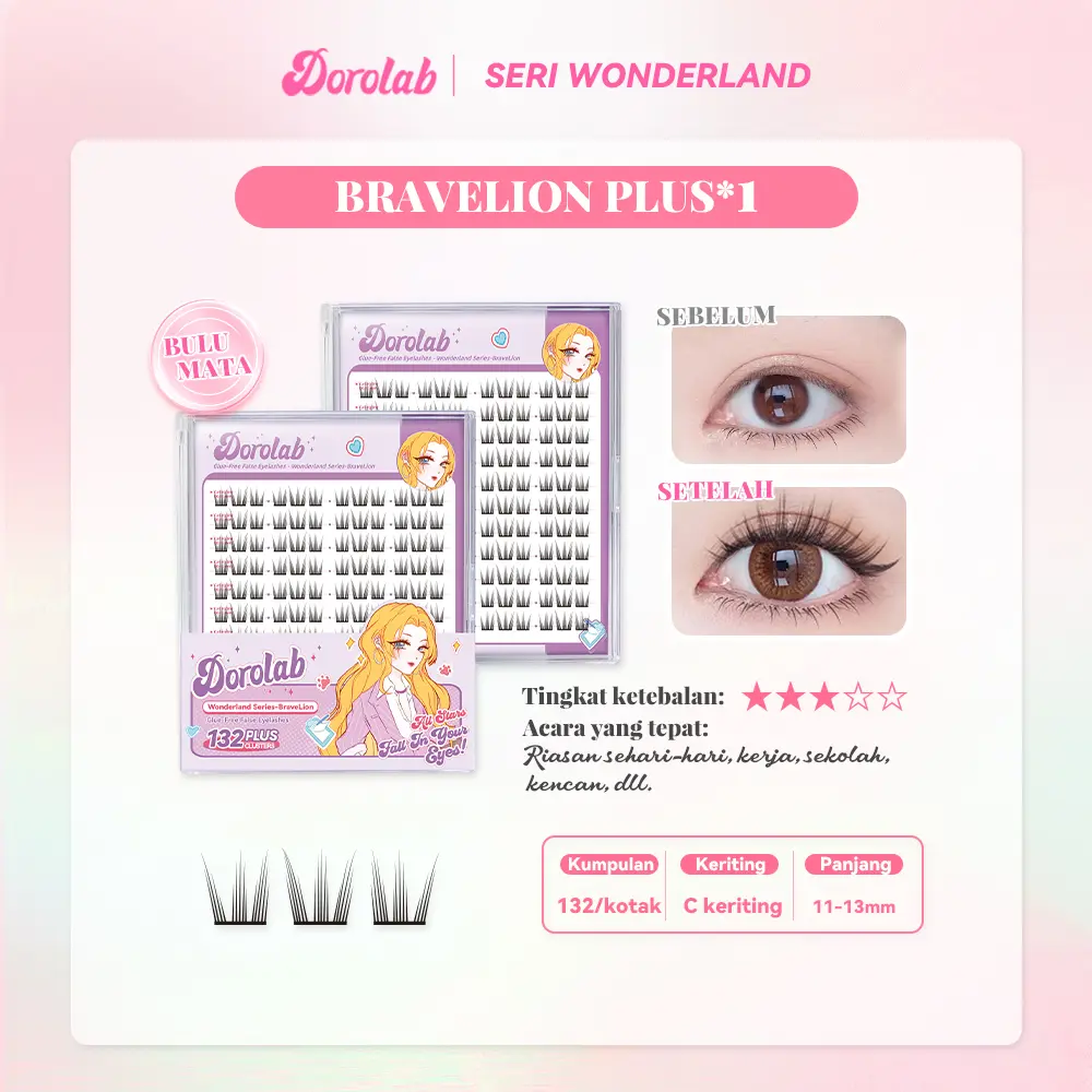 BraveLion PLUS*1（Only eyelashes）