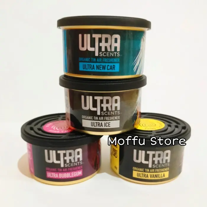 ASLI!! Parfum Mobil Ultra Scents Made In USA Pengharum Pewangi Kaleng Premium