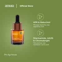 Gambar [TwinPack] Amura Pro-Age Serum 20ml | HPR Bakuchiol dan Niacinamide Mengurangi Tanda Penuaan Mencerahkan Kulit Mencerahkan Wajah Memudarkan Noda Hitam Memperkuat Skin Barrier Kuning Tetes dari AmuraOfficial Kab. Bogor 2 Tokopedia