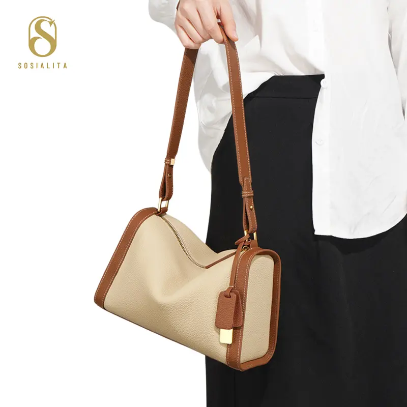 Sosialita Elara Genuine Leather Bag Tas Kulit Asli Tas Wanita Shoulder Bag Tas Kerja Tas Bahu 4