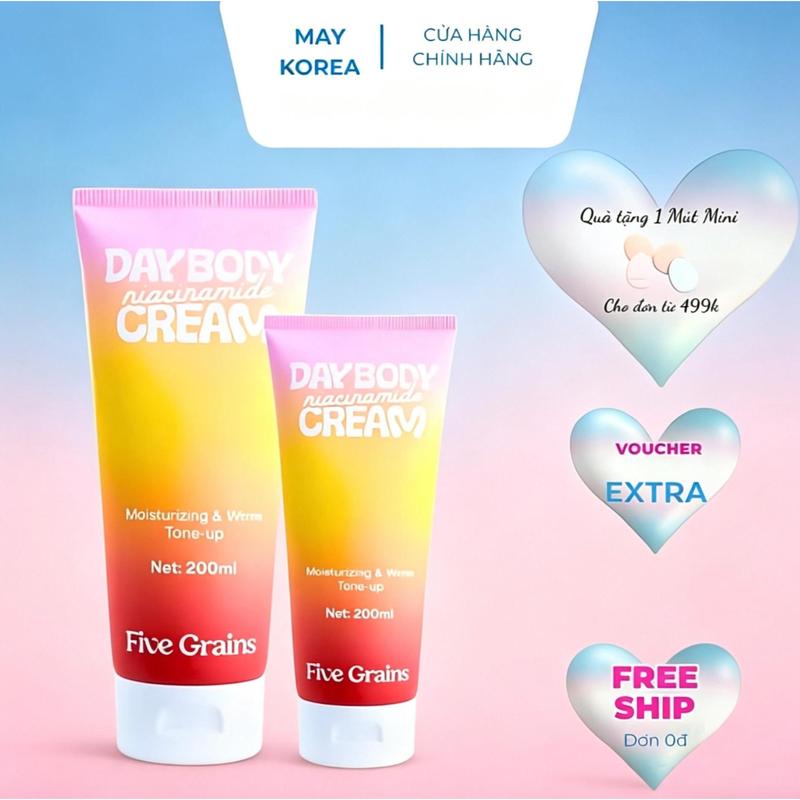 Five Grains Sữa Dưỡng Thể Day Body Niacinamide Cream 5 Trong 1 200ml Dưỡng Ẩm &…
