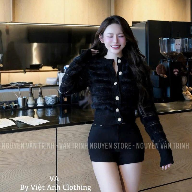( Hàng QCCC ) Áo Len Lông Cúc Nổi Dành Cho Nữ Sang Chảnh by T.LINH STORE 68
