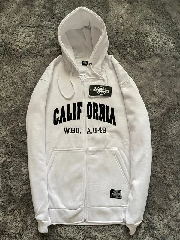 Jaket Hoodie WHO.AU Zipper California Premium Quality Unisex 8