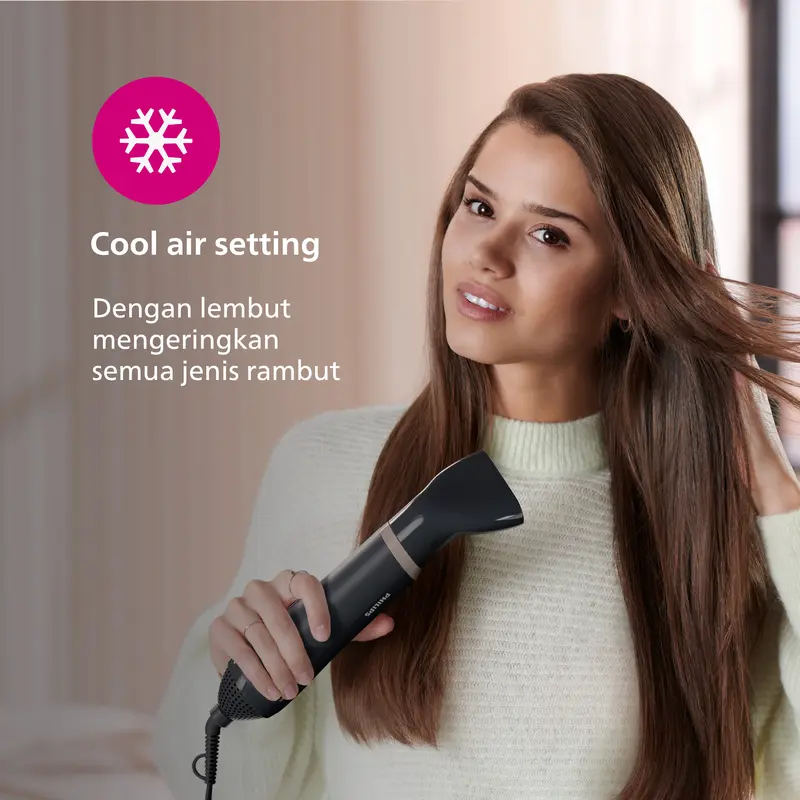 Philips | Airstyler 3000 | Catokan Curly | Styling Mudah 5 Menit Rambut Indah Terlindungi | 3 Aksesoris | BHA301/00 4