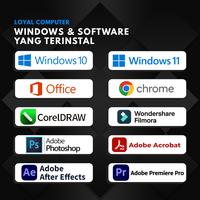 Loyal Computers Jual PC Rakitan Gaming Editing Full Set Intel Core i7 RAM 16GB SSD ...