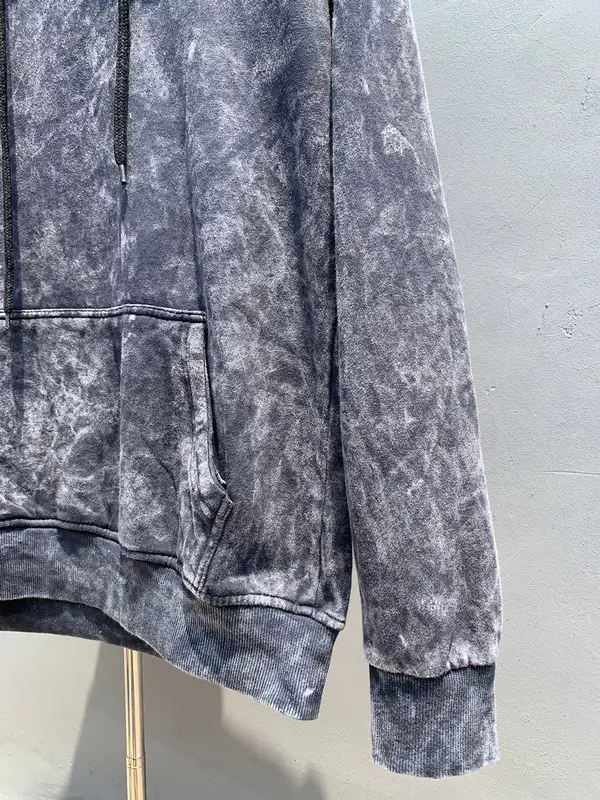 Hoodie Keren Kekinian washing Bahan Catton Fleece Tebal Nyaman Jahitan Rapi 8