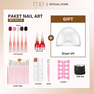 PAKET NAIL ART MANICURE + DRYER UV