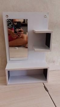 Product Review of Rak kosmetik cermin rak minimalis dinding Putih from i**a d**i 0