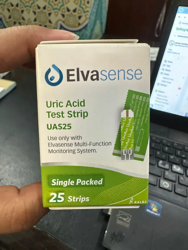 Elvasense Strip Kolestrol Gula Darah Asam Urat Stik Elvasense GCU 2