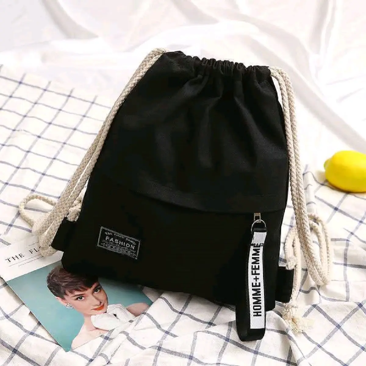 Tas Serut wanita Home Tringbag korea Fashion Backpack