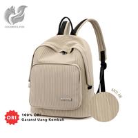 Gambar Tas Ransel Wanita Backpack Bahan Premium Oxford Anti Air Korean Style COLORFUL FOX 1004 - Black dari Colorful Fox Kota Administrasi Jakarta Barat 1 Tokopedia