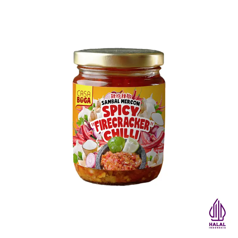CASA BOGA Firecrackers Sambal Mercon Halal 200g