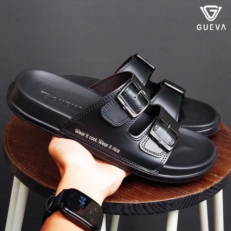 Product Introduction of GUEVA Sandal Pria Kasual Gaya Modern Kekinian Terbaru Ringan Lentur Gueva - AJE 01 Jepit Sendal Selop 1