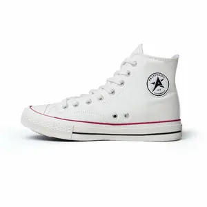 PRAYER KIDS Sepatu Sneakers Casual Unisex 87s Reborn Offwhite Tinggi | Stylish Nyaman Ringan & Tidak Berat | Harian Best Seller Shoes Pria Wanita Kasual Putih Snekers