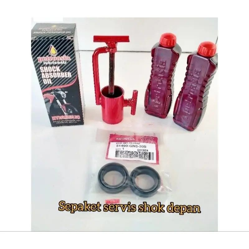 PAKET komplit servis shok | treker shok oli shok sil sok