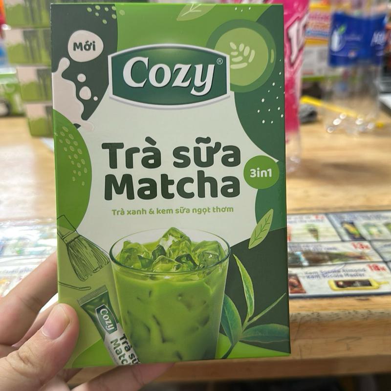 Cozy Trà Sữa Matcha 3in1 - Trà Xanh & Kem Sữa Ngọt Thơm - Sản Phẩm Mới