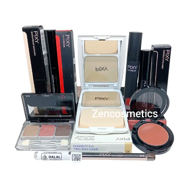 Pixy Paket Make Up/ Pixy Paket Lengkap/ Pixy Seserahan  Waterproof Lipstik [PTTZ0001] Blush Eyebrow 2