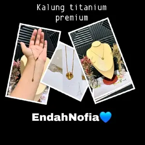 EndahNofia - Kalung titanium premium Stainless Gold Spesial Live