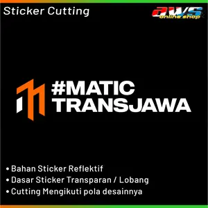 Sticker Cutting Matic Transjawa New Logo