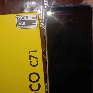 POCO C71 (4+4GB/128GB) Performa Cadas | Layar Cadas 6.88" 120Hz | Baterai Cadas 5200mAh | Expansi RAM hingga 8GB dan storage 128GB | 15W Pengisian daya Cadas [Official Store]