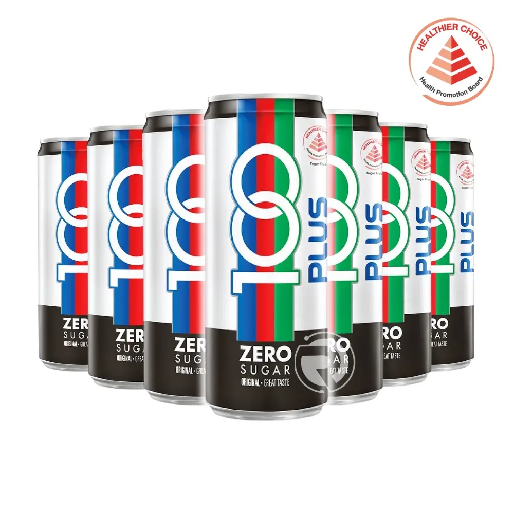 100 PLUS Zero Sugar Isotonic Drink Carton 100 Plus (325ml x 24 Cans)